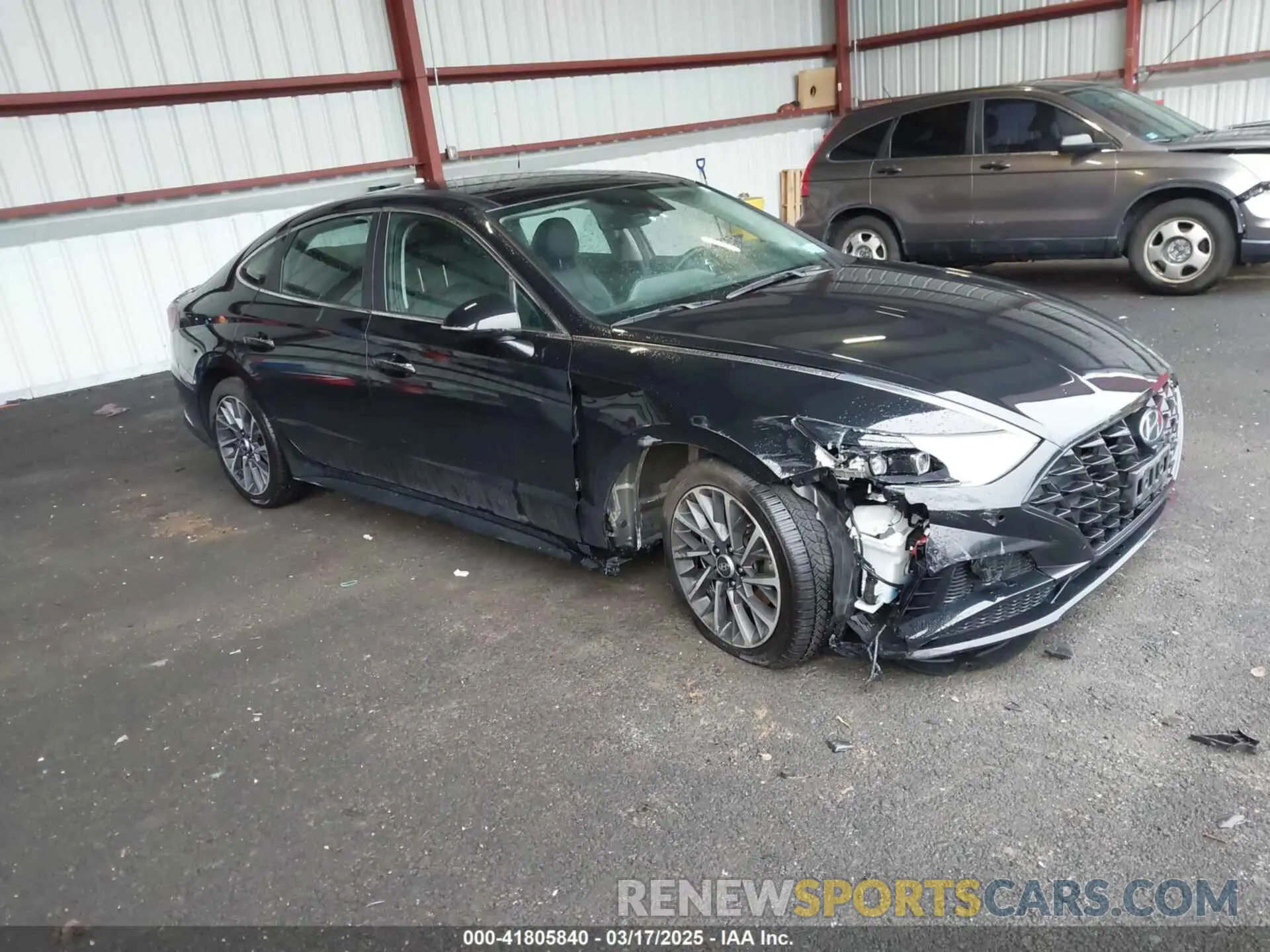 1 Photograph of a damaged car 5NPEH4J27LH033428 HYUNDAI SONATA 2020