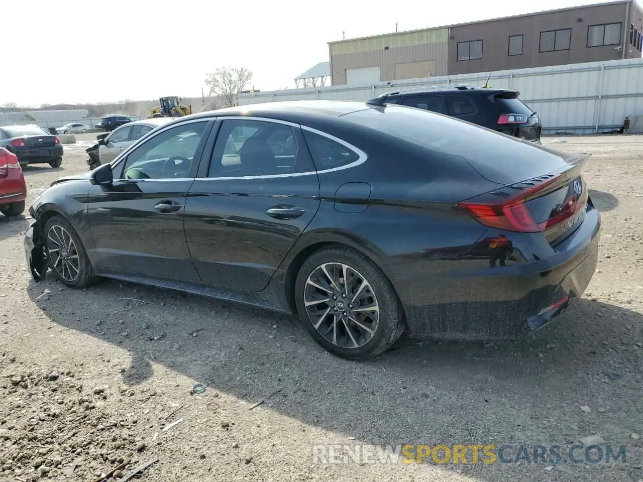 2 Photograph of a damaged car 5NPEH4J27LH044266 HYUNDAI SONATA 2020