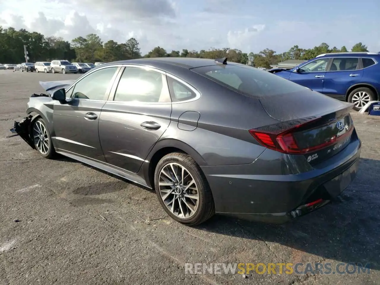 2 Photograph of a damaged car 5NPEH4J27LH045174 HYUNDAI SONATA 2020