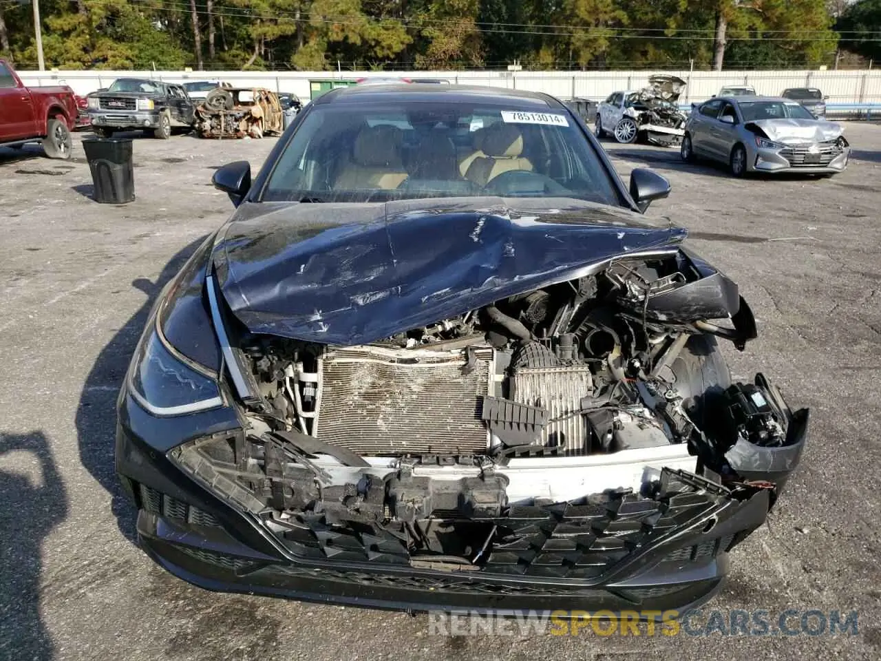 5 Photograph of a damaged car 5NPEH4J27LH045174 HYUNDAI SONATA 2020