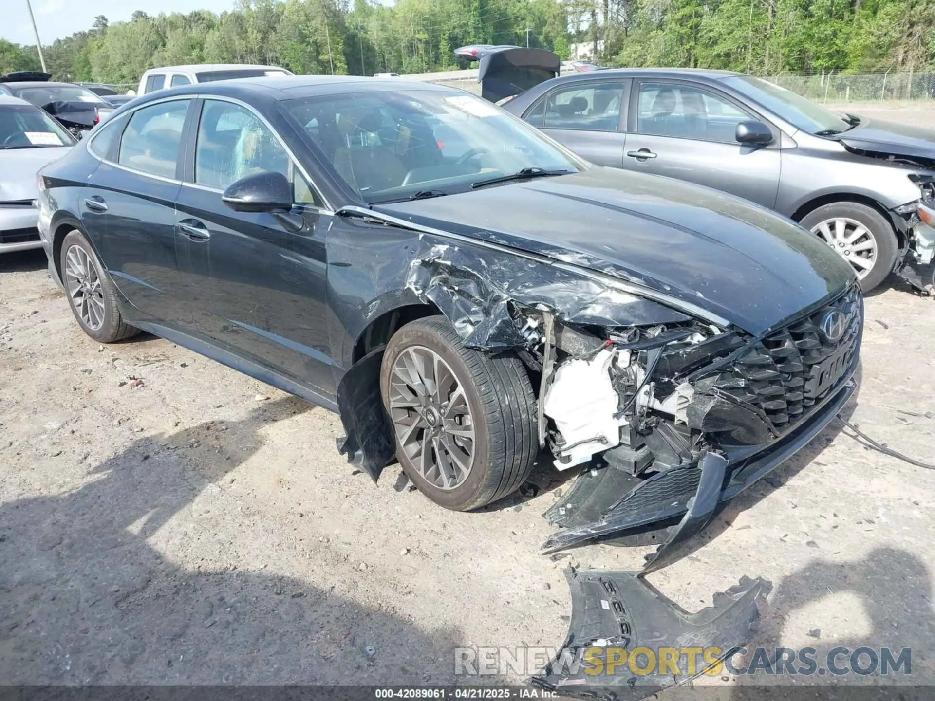 1 Фотография поврежденного автомобиля 5NPEH4J28LH032742 HYUNDAI SONATA 2020