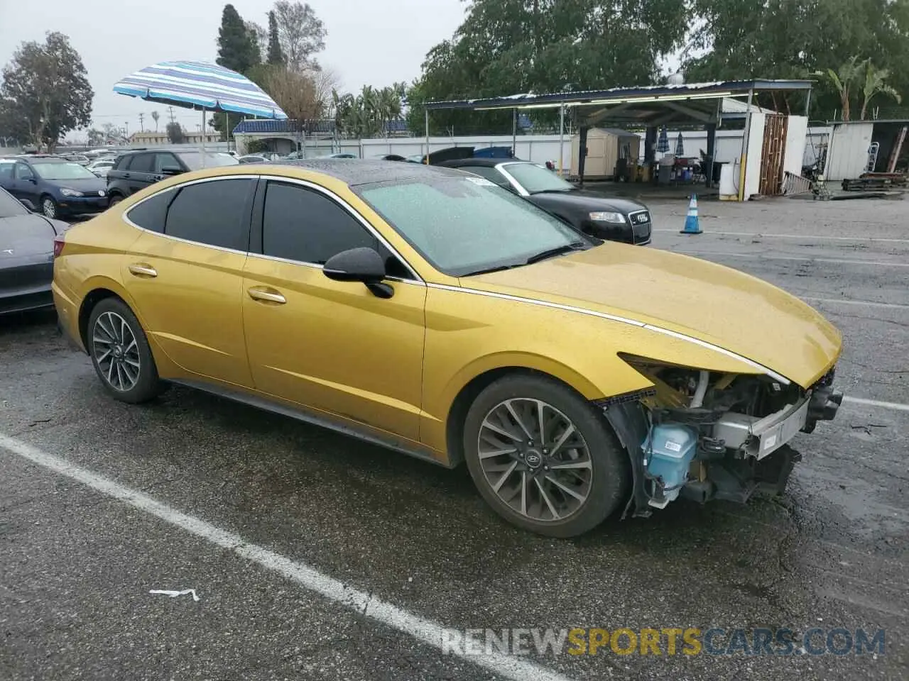 4 Фотография поврежденного автомобиля 5NPEJ4J20LH019228 HYUNDAI SONATA 2020