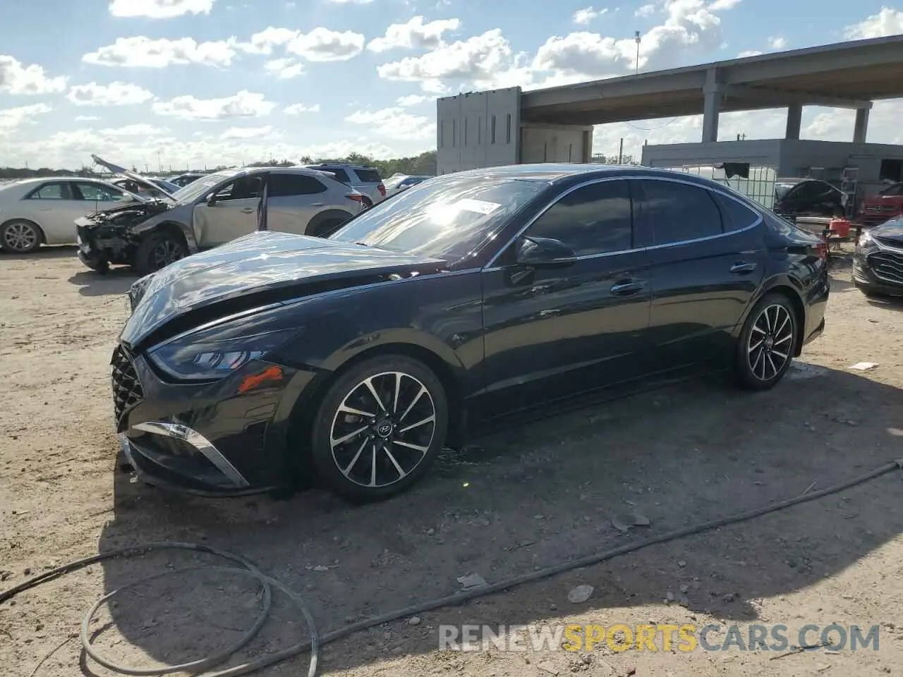 1 Photograph of a damaged car 5NPEJ4J21LH018430 HYUNDAI SONATA 2020