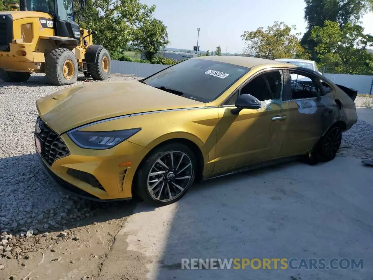 1 Photograph of a damaged car 5NPEJ4J23LH052319 HYUNDAI SONATA 2020