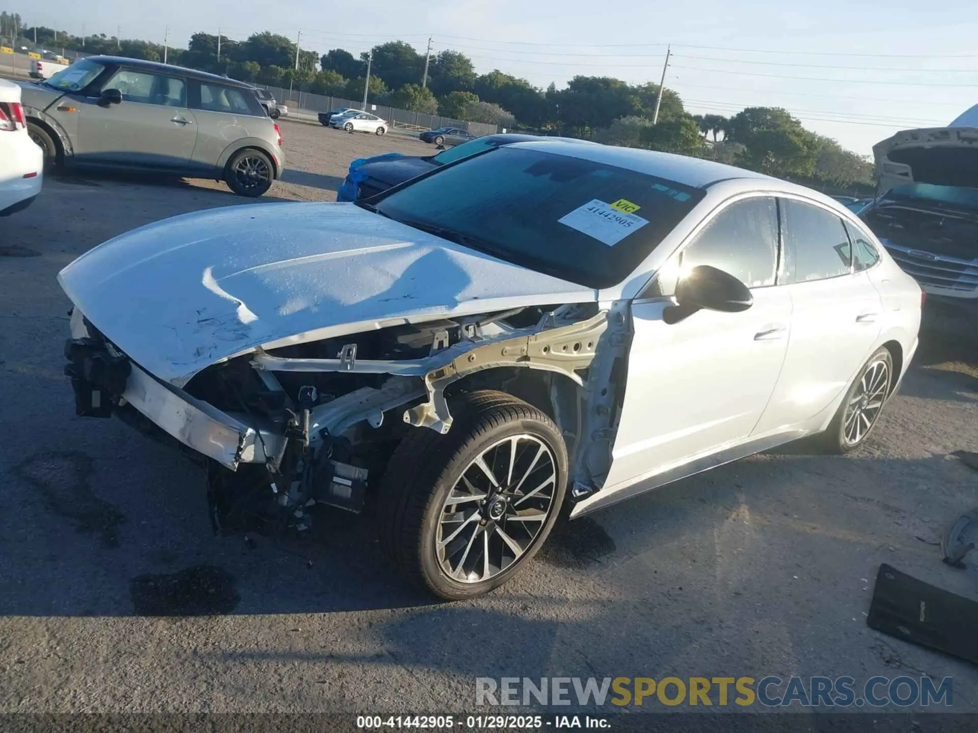 2 Фотография поврежденного автомобиля 5NPEJ4J24LH011004 HYUNDAI SONATA 2020