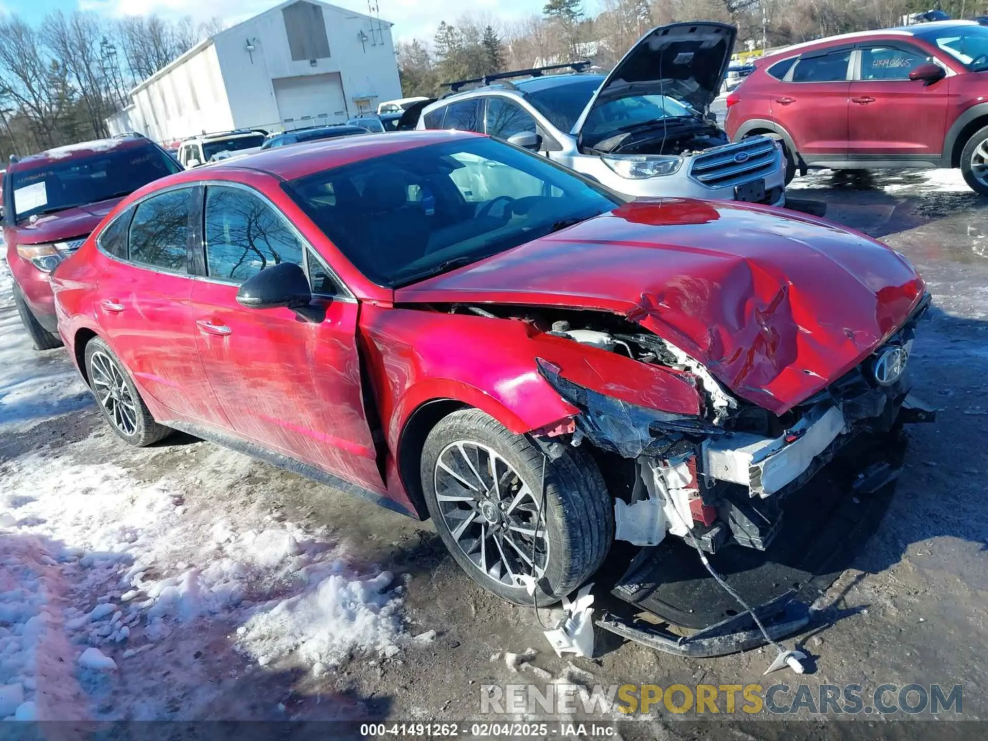 13 Photograph of a damaged car 5NPEJ4J24LH014615 HYUNDAI SONATA 2020