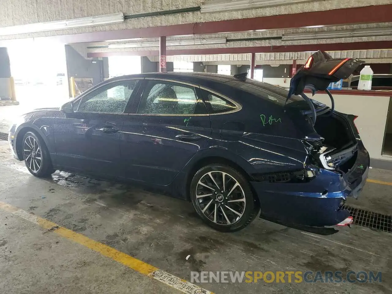 2 Photograph of a damaged car 5NPEJ4J25LH040351 HYUNDAI SONATA 2020