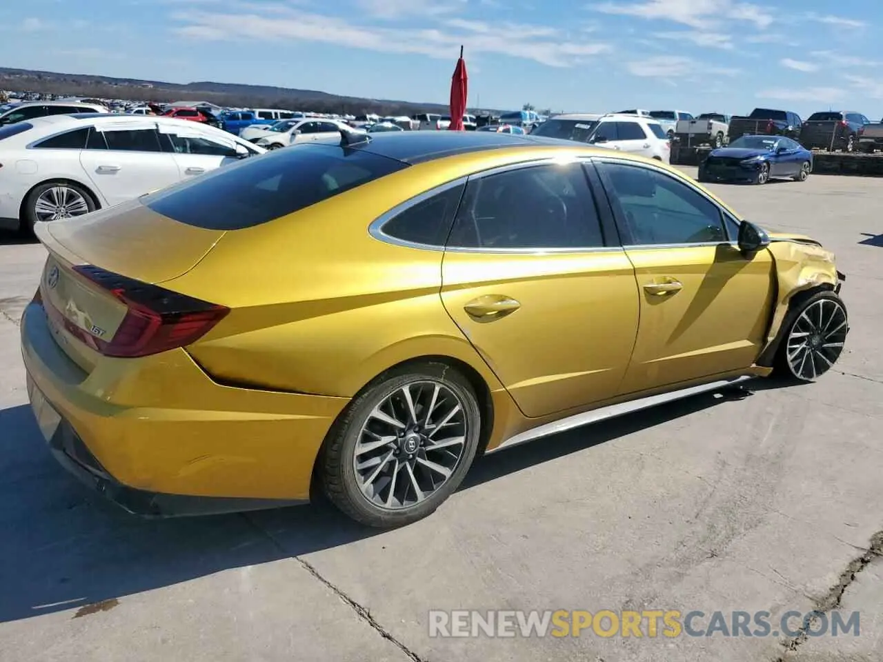3 Photograph of a damaged car 5NPEJ4J26LH019136 HYUNDAI SONATA 2020