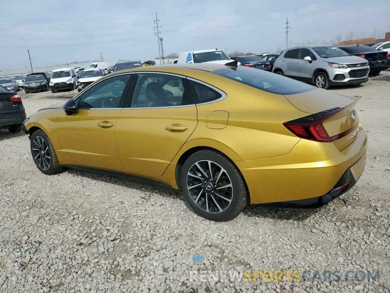 2 Photograph of a damaged car 5NPEJ4J27LH012373 HYUNDAI SONATA 2020