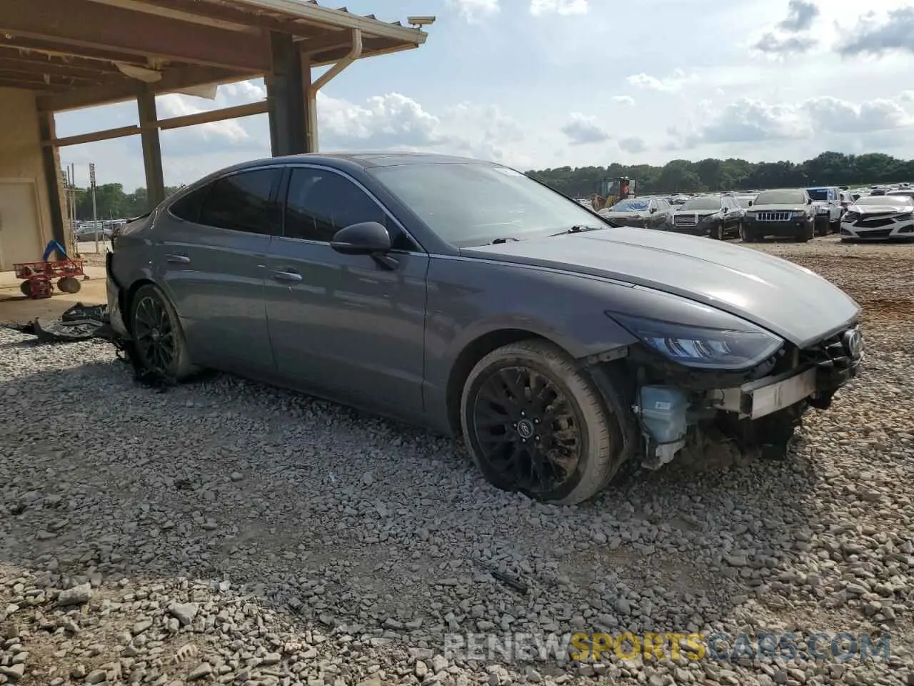 4 Photograph of a damaged car 5NPEJ4J28LH025505 HYUNDAI SONATA 2020