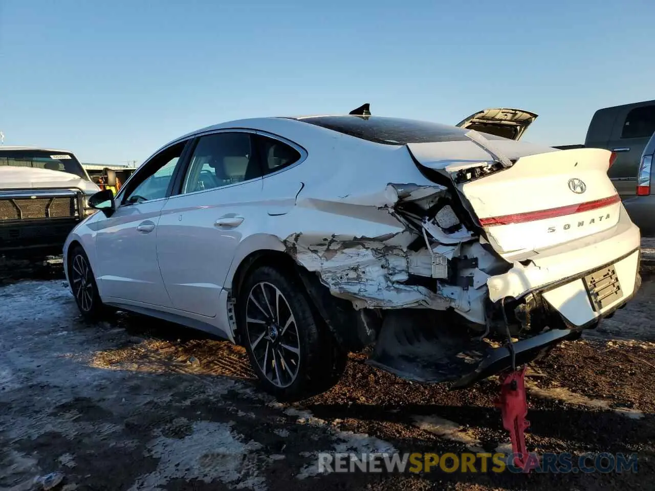 2 Photograph of a damaged car 5NPEJ4J29LH011905 HYUNDAI SONATA 2020