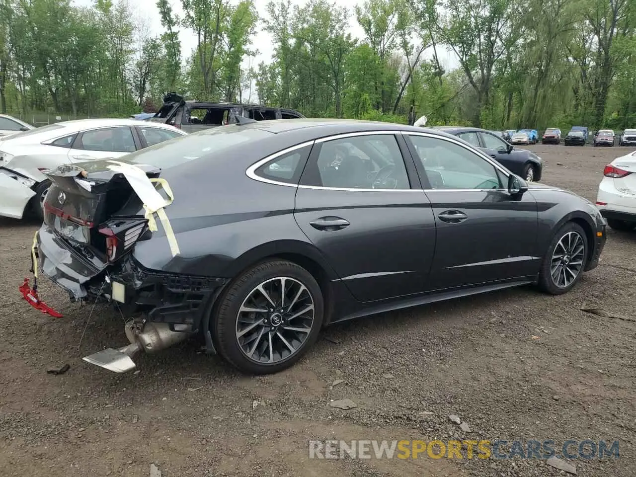 3 Фотография поврежденного автомобиля 5NPEJ4J29LH015842 HYUNDAI SONATA 2020