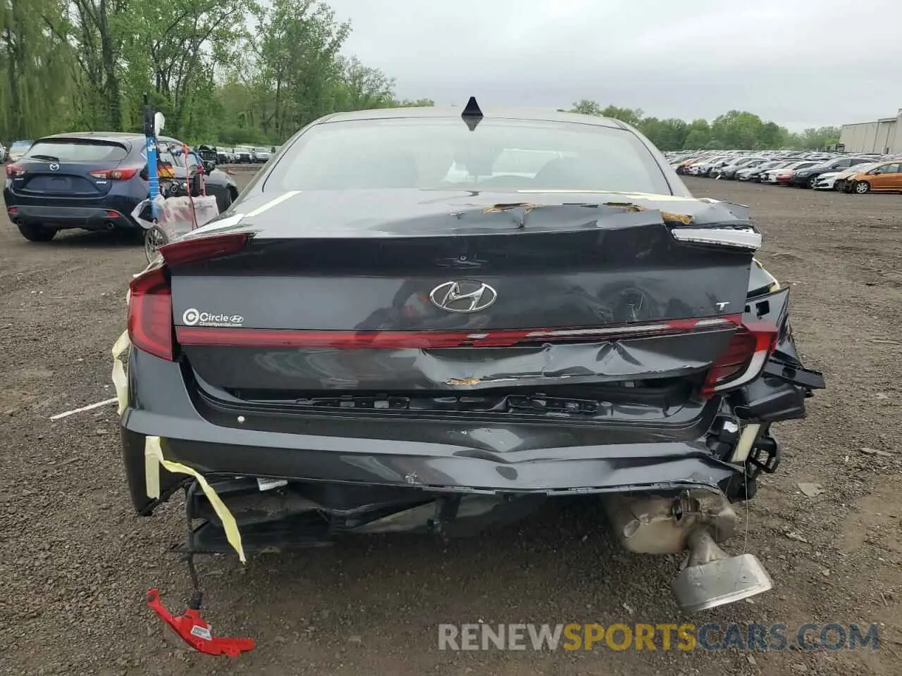 6 Фотография поврежденного автомобиля 5NPEJ4J29LH015842 HYUNDAI SONATA 2020