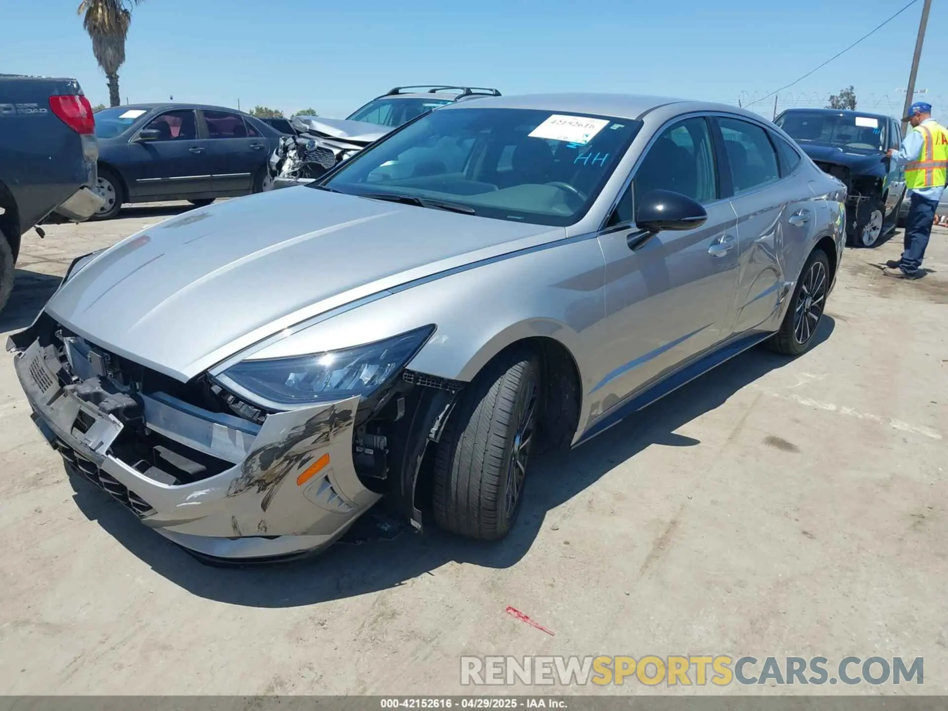 2 Фотография поврежденного автомобиля 5NPEJ4J29LH019387 HYUNDAI SONATA 2020