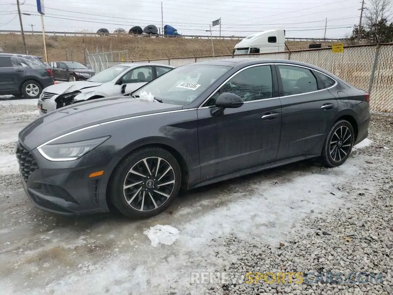 1 Photograph of a damaged car 5NPEJ4J2XLH005692 HYUNDAI SONATA 2020
