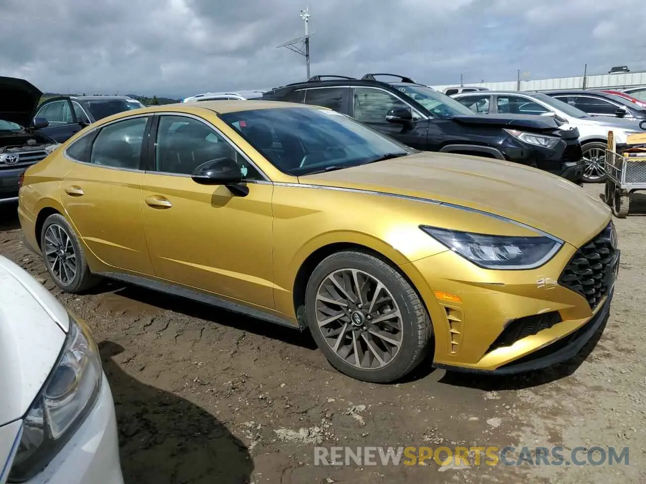 4 Фотография поврежденного автомобиля 5NPEJ4J2XLH020516 HYUNDAI SONATA 2020
