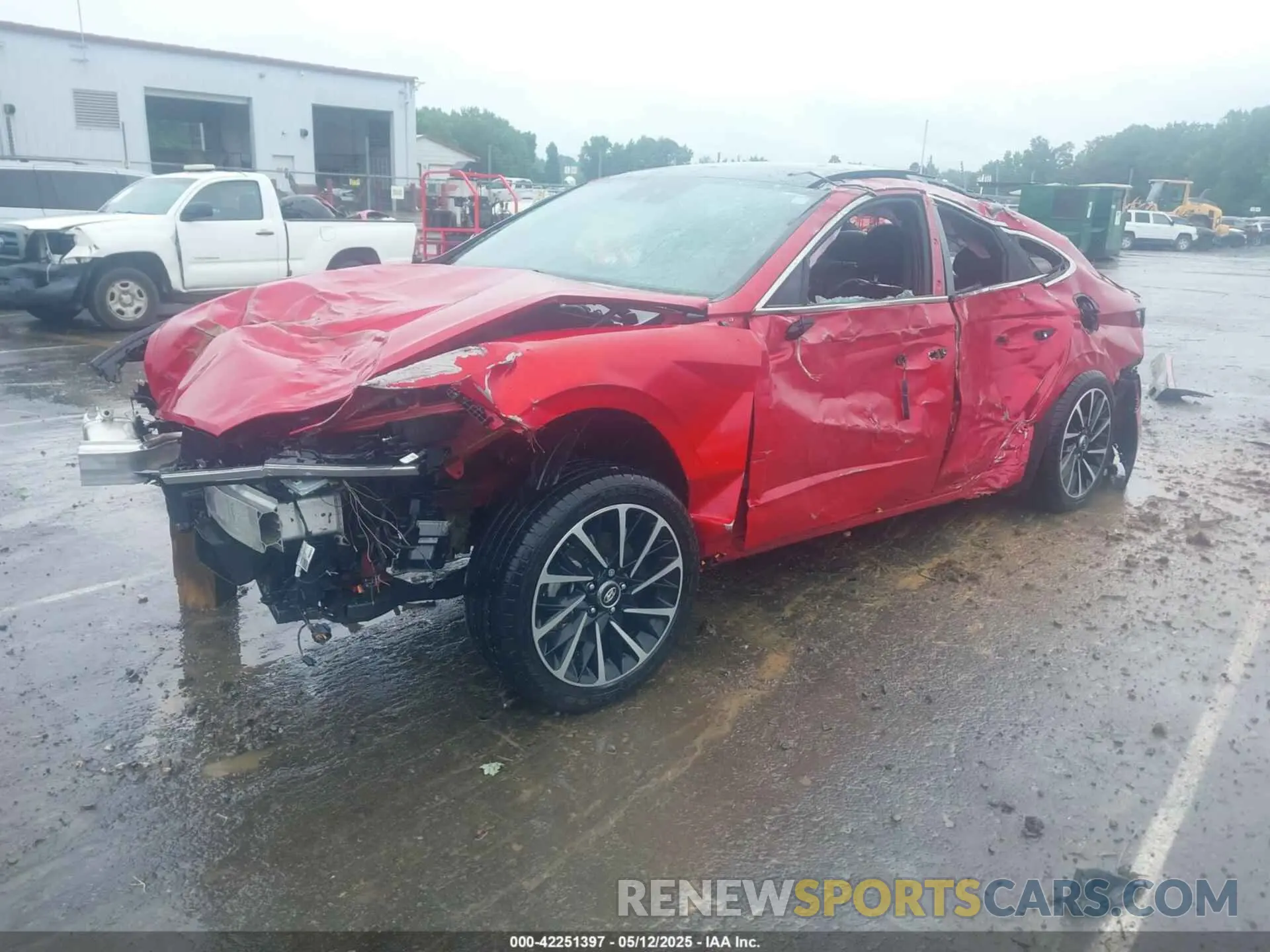 2 Photograph of a damaged car 5NPEJ4J2XLH034576 HYUNDAI SONATA 2020