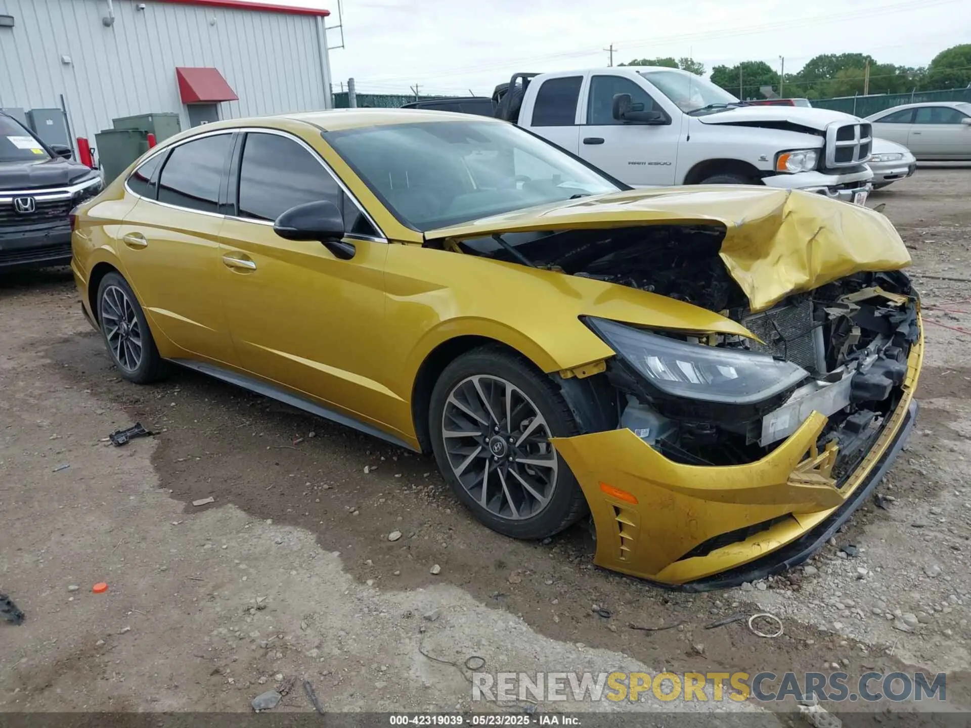 1 Photograph of a damaged car 5NPEJ4J2XLH034853 HYUNDAI SONATA 2020