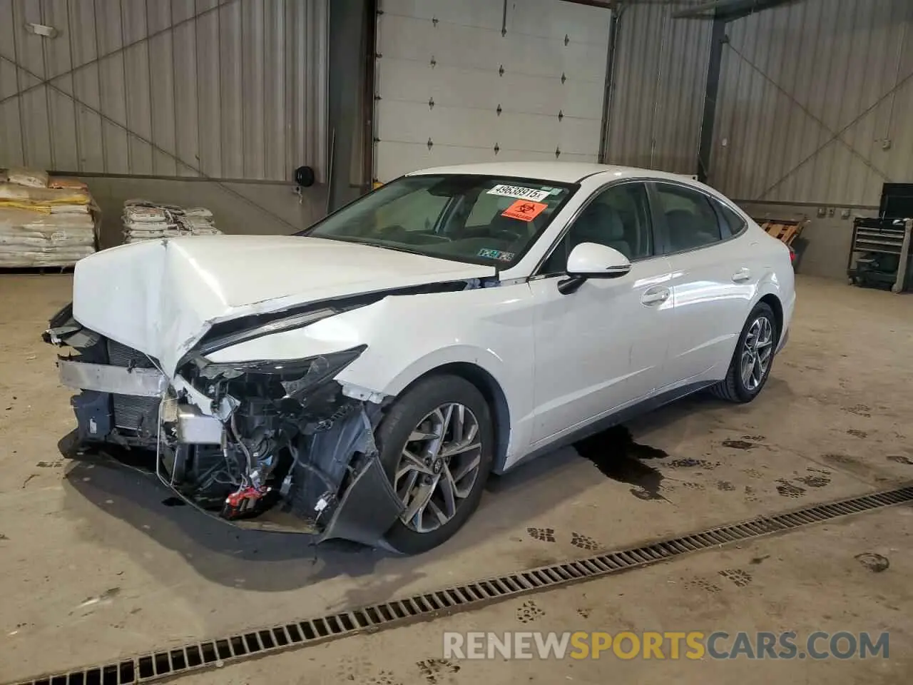 1 Photograph of a damaged car 5NPEL4JA4LH012364 HYUNDAI SONATA 2020