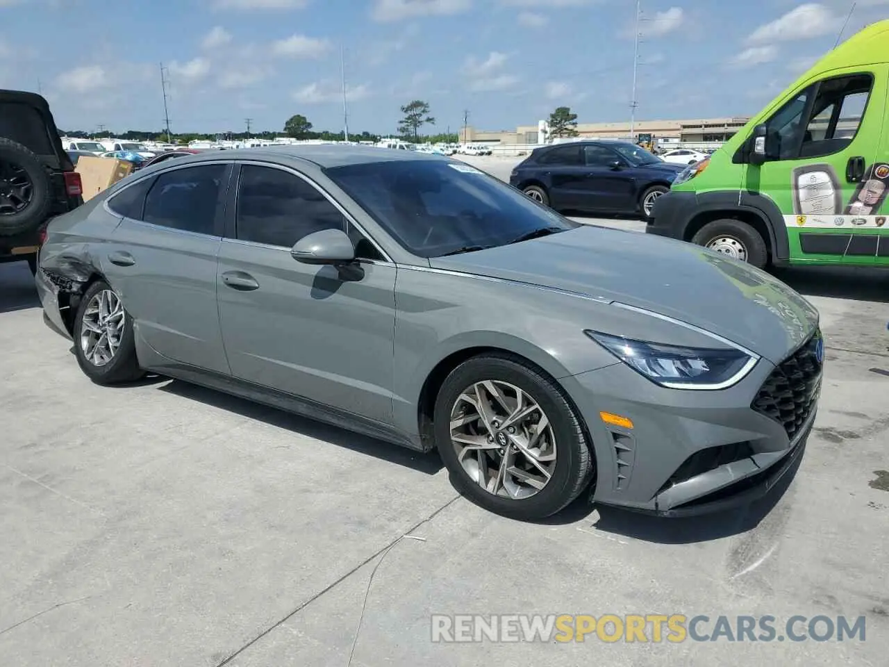 4 Фотография поврежденного автомобиля 5NPEL4JA6LH010969 HYUNDAI SONATA 2020