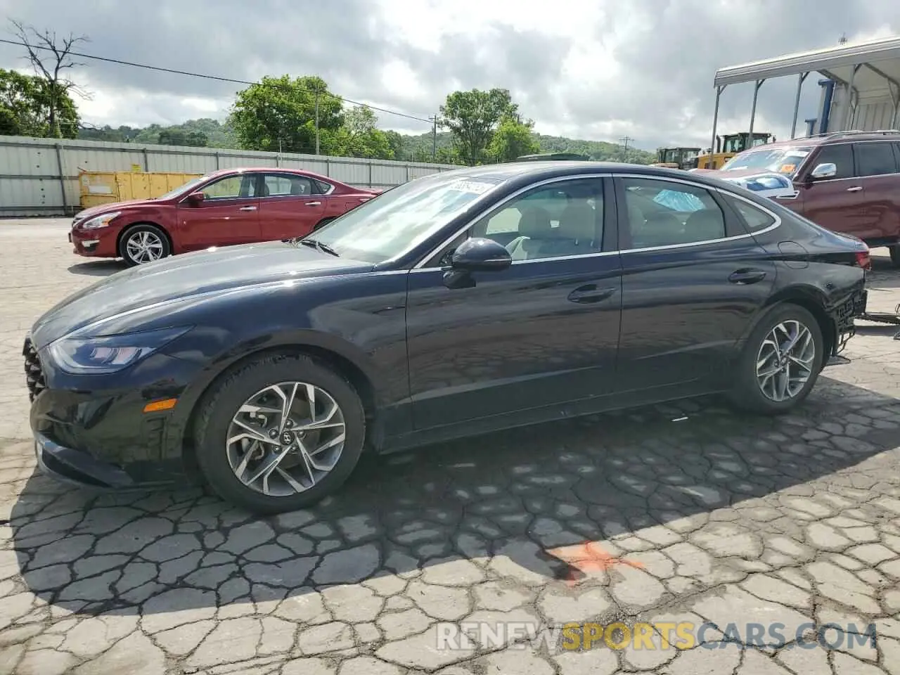 1 Photograph of a damaged car 5NPEL4JAXLH032165 HYUNDAI SONATA 2020