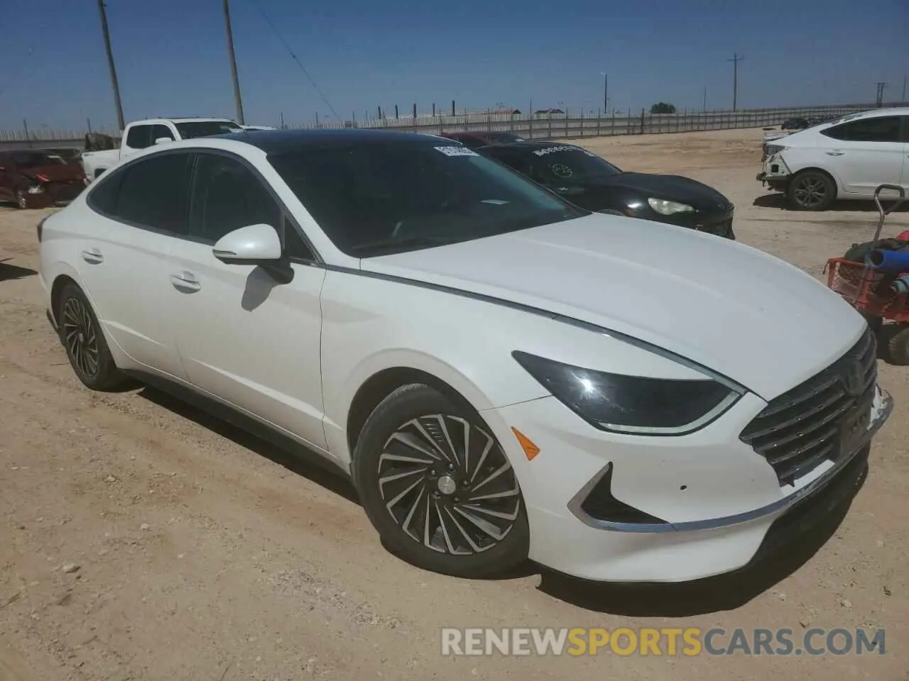 4 Photograph of a damaged car KMHL54JJ9LA009688 HYUNDAI SONATA 2020