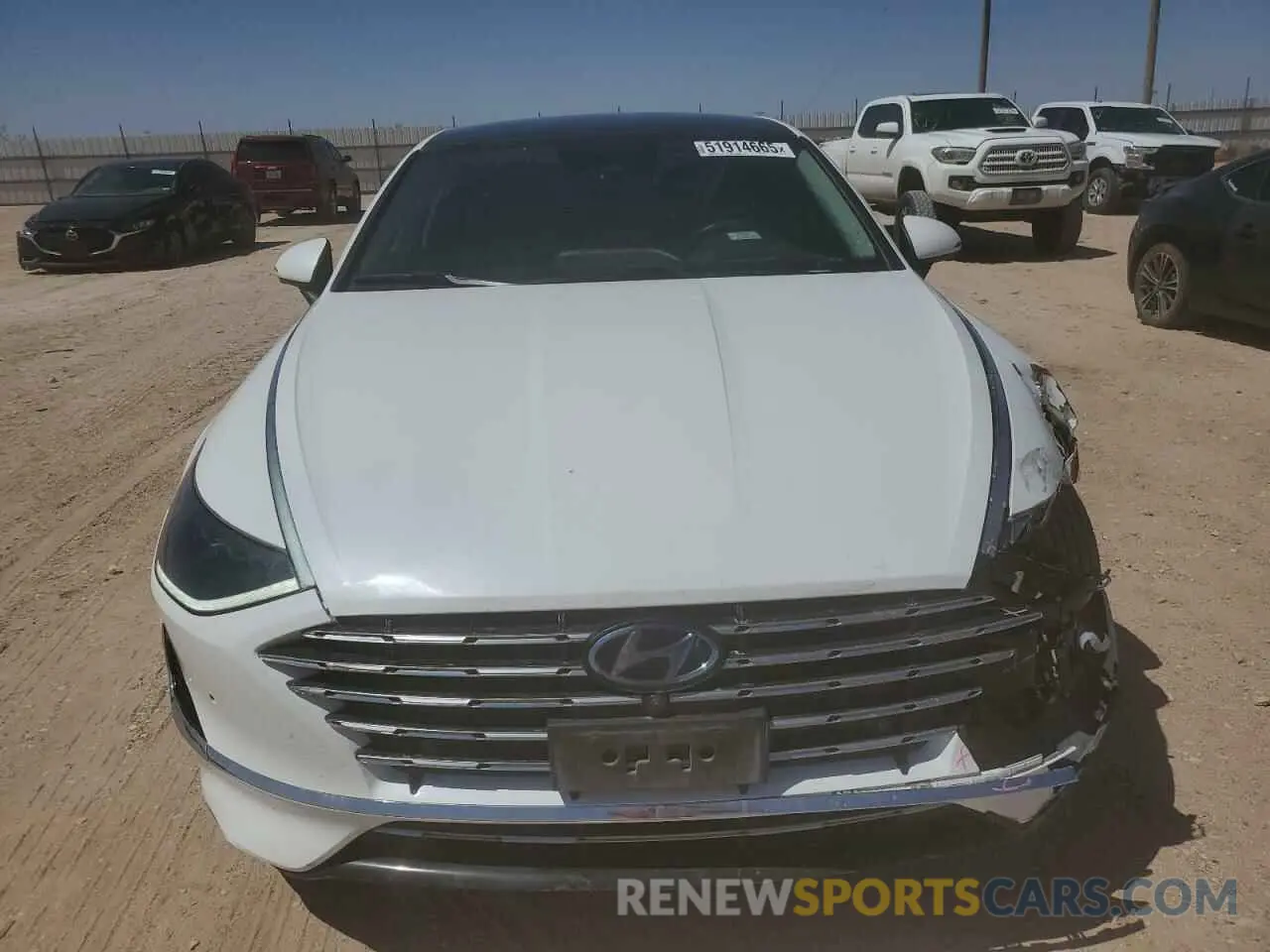 5 Photograph of a damaged car KMHL54JJ9LA009688 HYUNDAI SONATA 2020