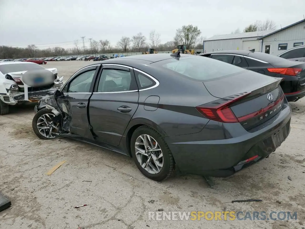 2 Photograph of a damaged car 5NPEF4JA0MH079844 HYUNDAI SONATA 2021
