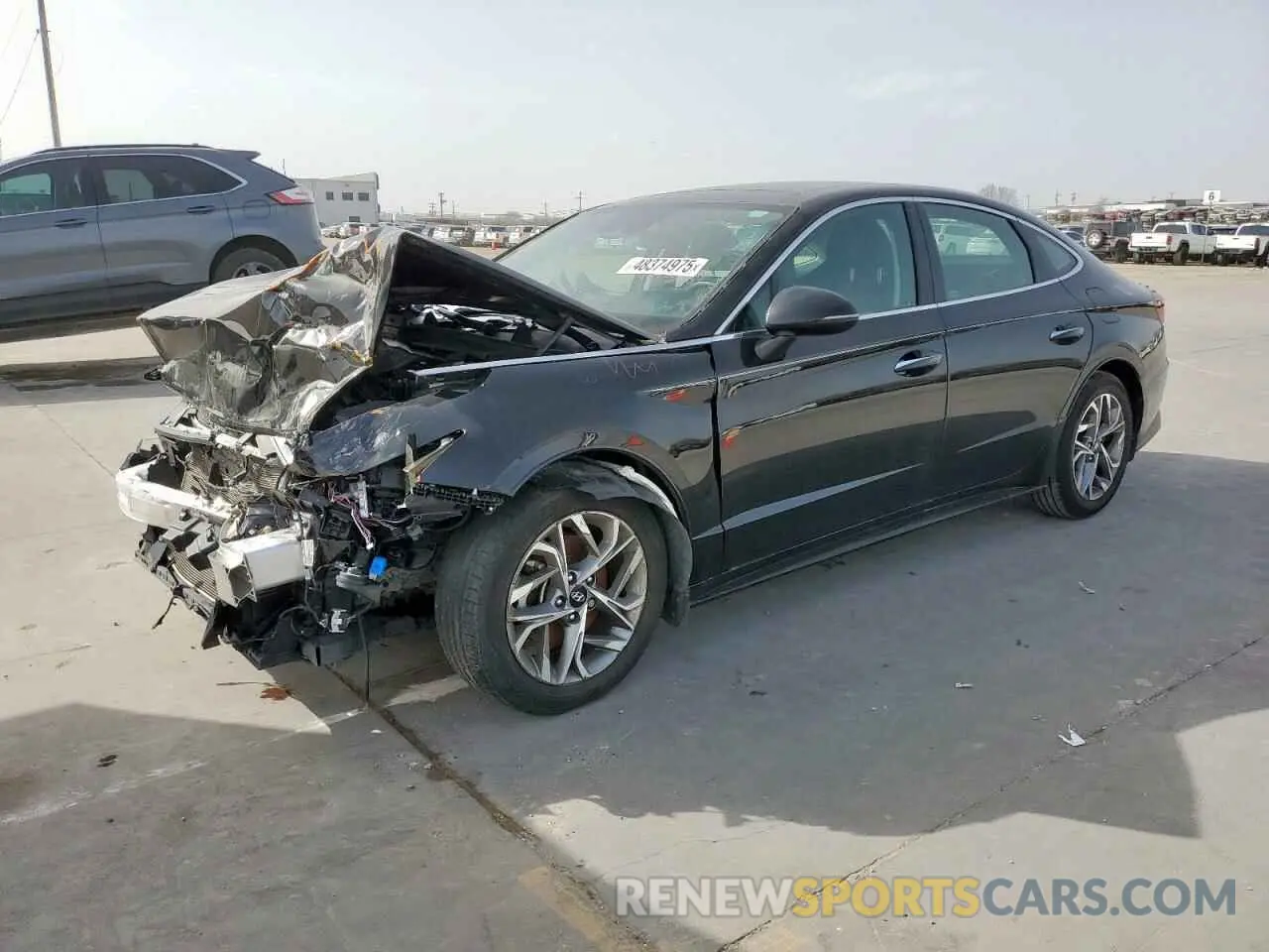 1 Photograph of a damaged car 5NPEF4JA1MH099665 HYUNDAI SONATA 2021