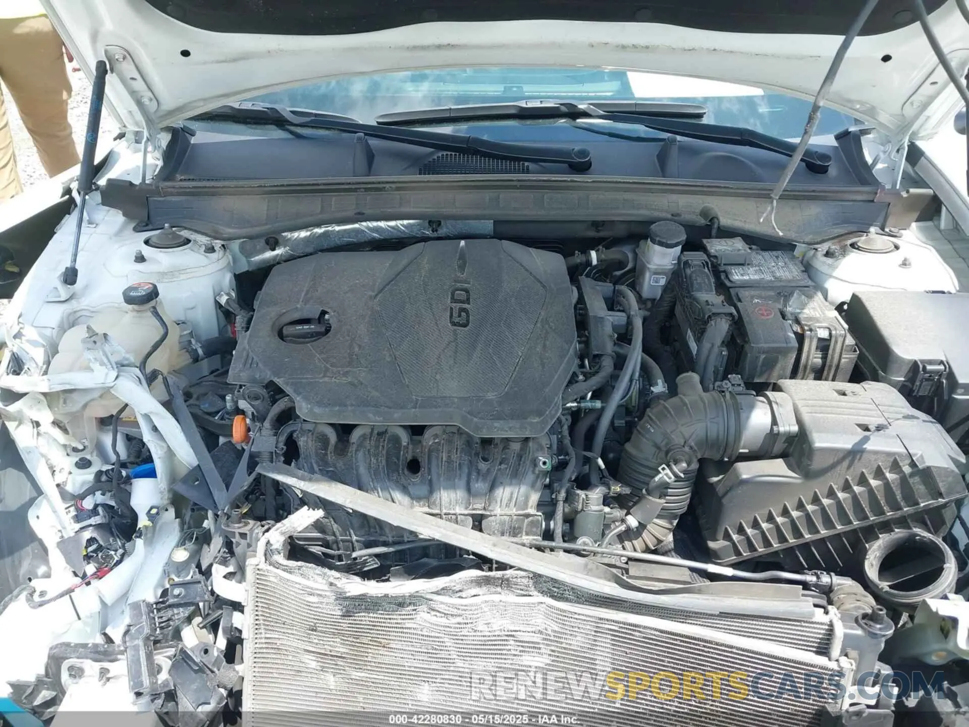10 Photograph of a damaged car 5NPEF4JA4MH117141 HYUNDAI SONATA 2021
