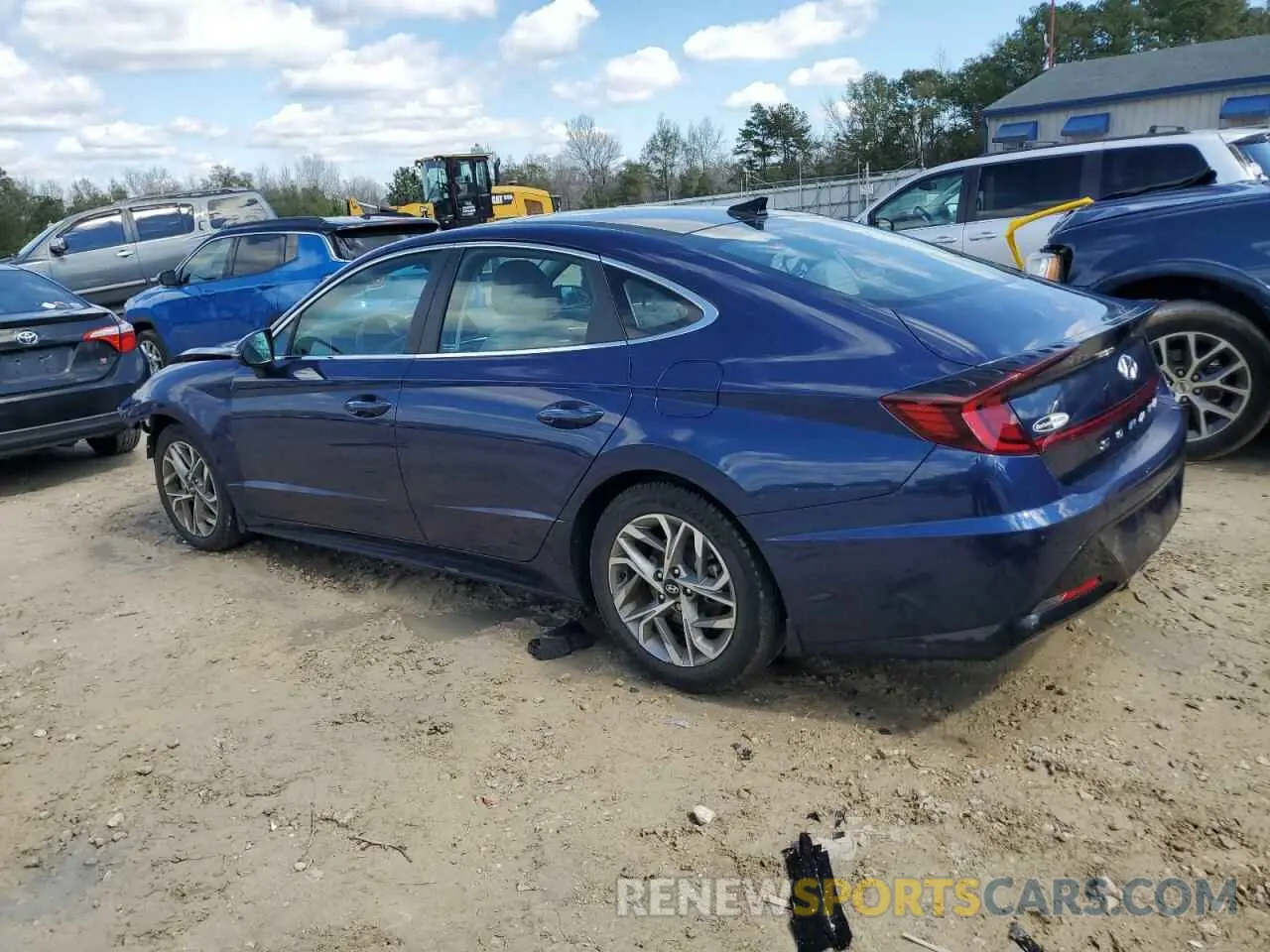 2 Photograph of a damaged car 5NPEF4JA5MH083968 HYUNDAI SONATA 2021