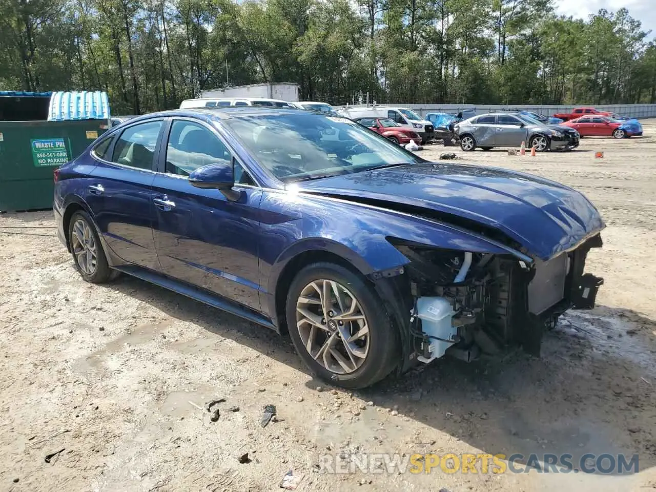 4 Photograph of a damaged car 5NPEF4JA5MH083968 HYUNDAI SONATA 2021