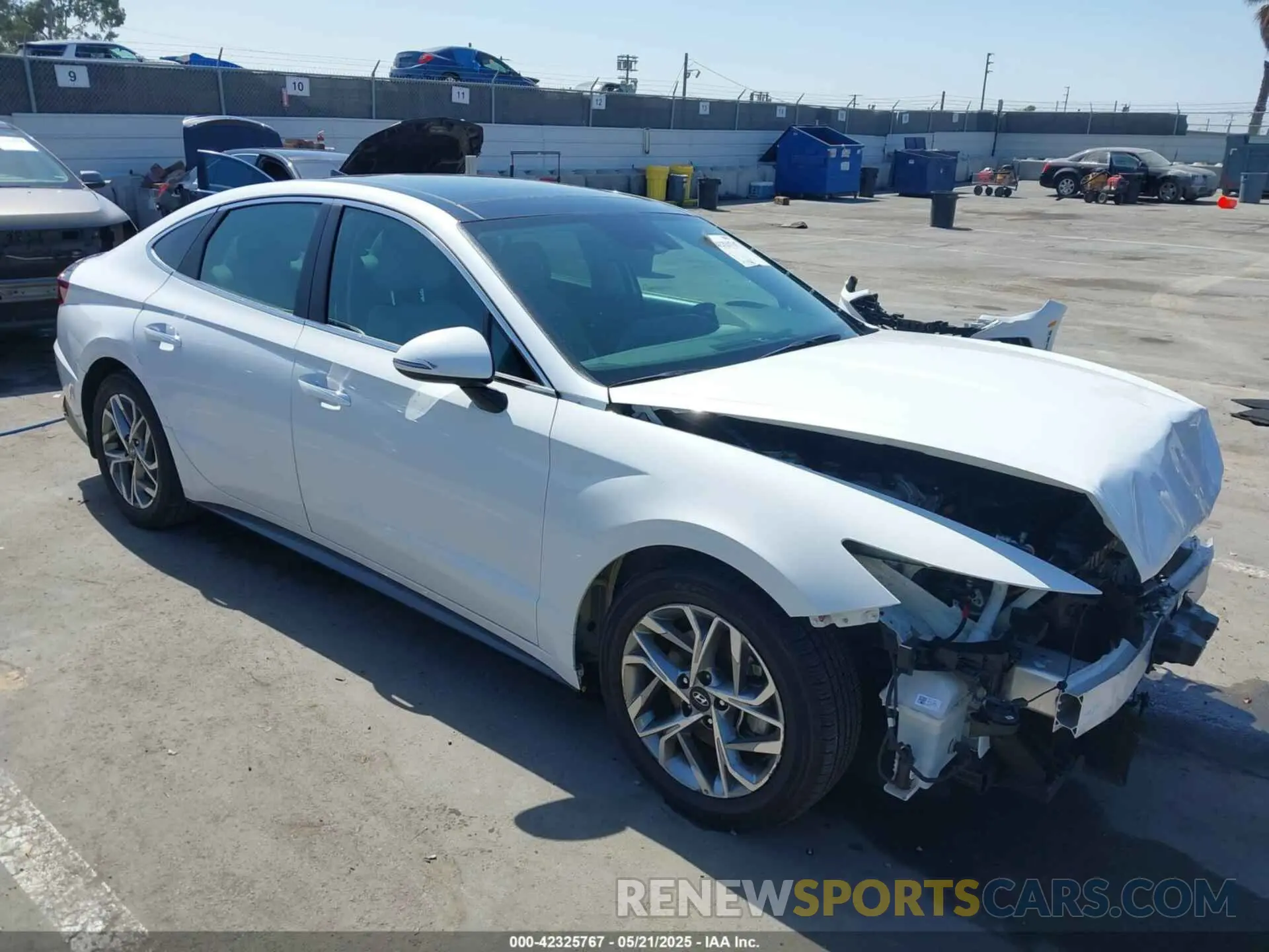 1 Фотография поврежденного автомобиля 5NPEF4JA6MH089844 HYUNDAI SONATA 2021