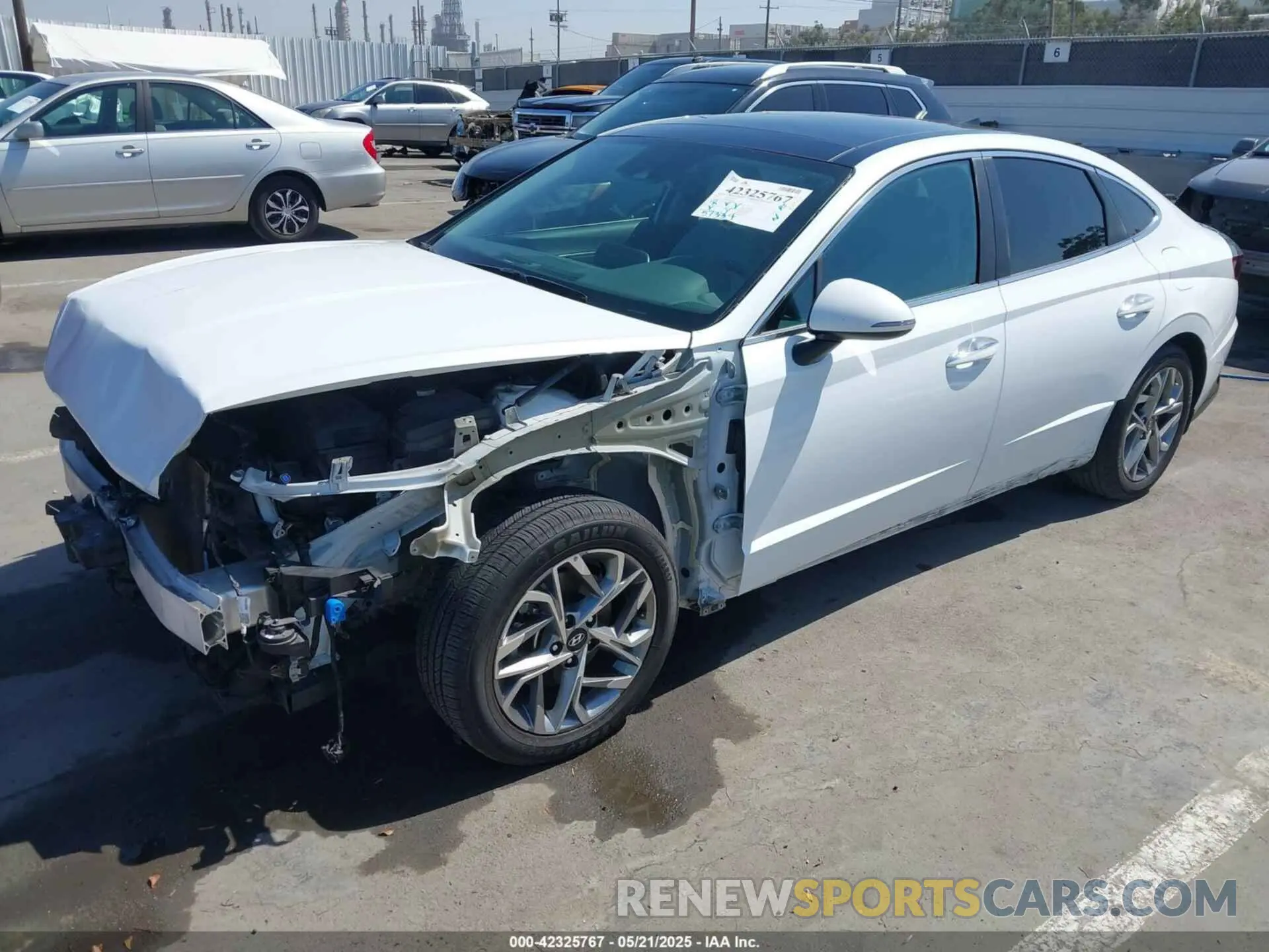 2 Фотография поврежденного автомобиля 5NPEF4JA6MH089844 HYUNDAI SONATA 2021