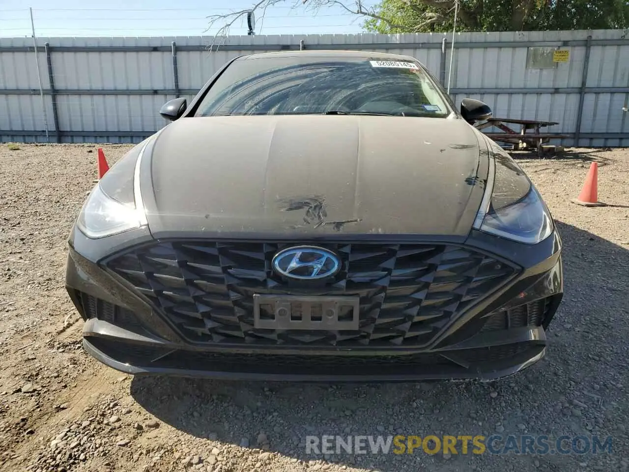 5 Фотография поврежденного автомобиля 5NPEF4JA6MH096048 HYUNDAI SONATA 2021