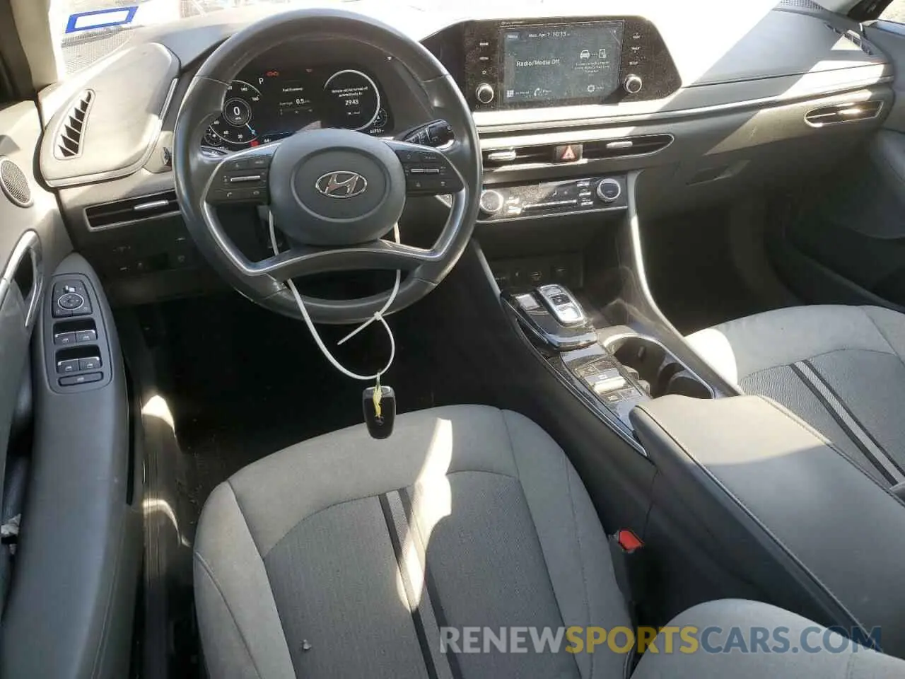 8 Фотография поврежденного автомобиля 5NPEF4JA6MH096048 HYUNDAI SONATA 2021