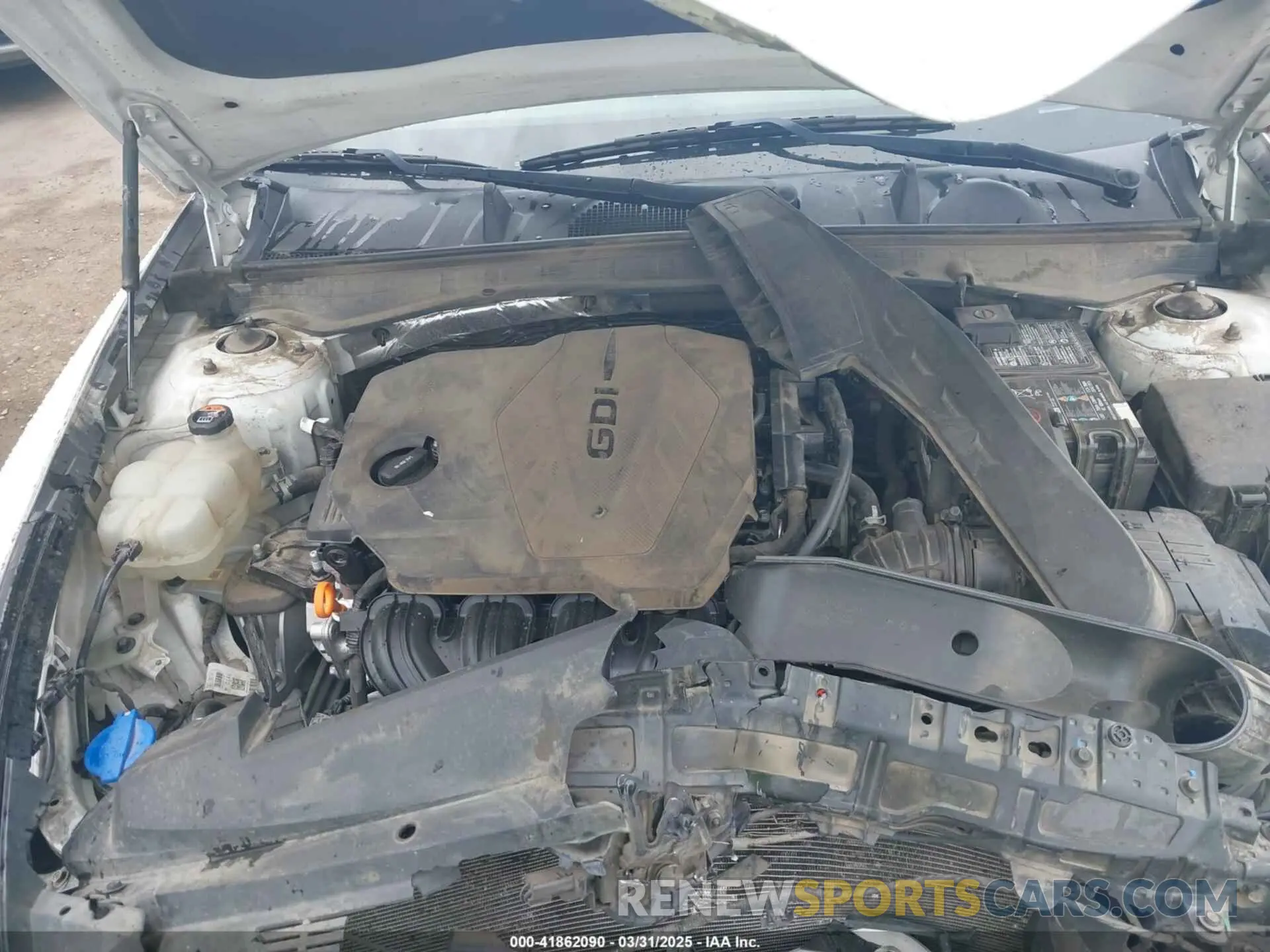 10 Photograph of a damaged car 5NPEF4JA7MH086466 HYUNDAI SONATA 2021