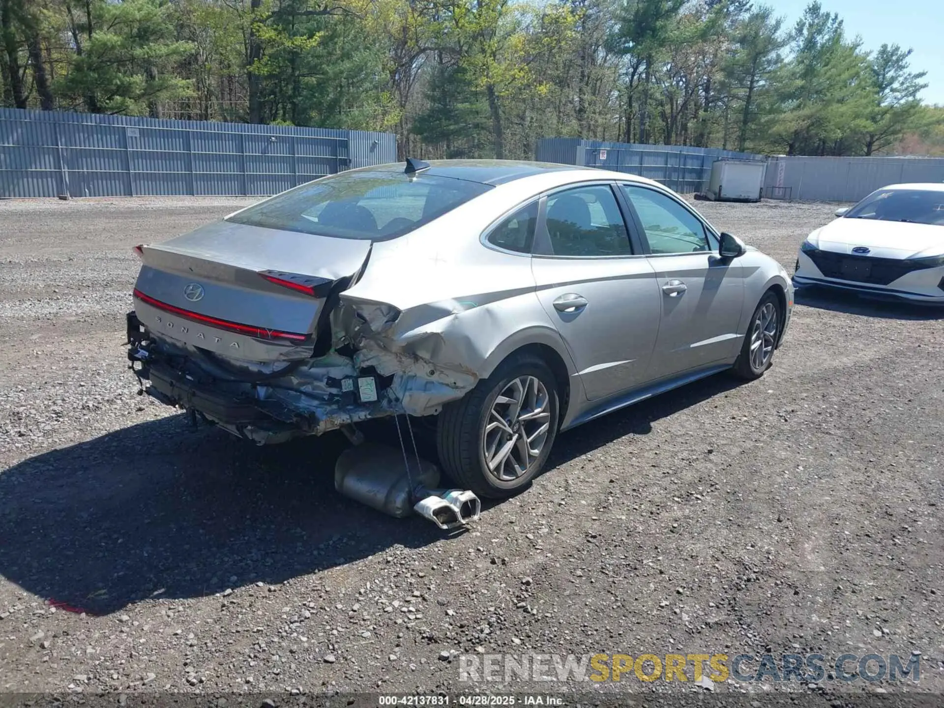 4 Фотография поврежденного автомобиля 5NPEF4JA7MH097046 HYUNDAI SONATA 2021