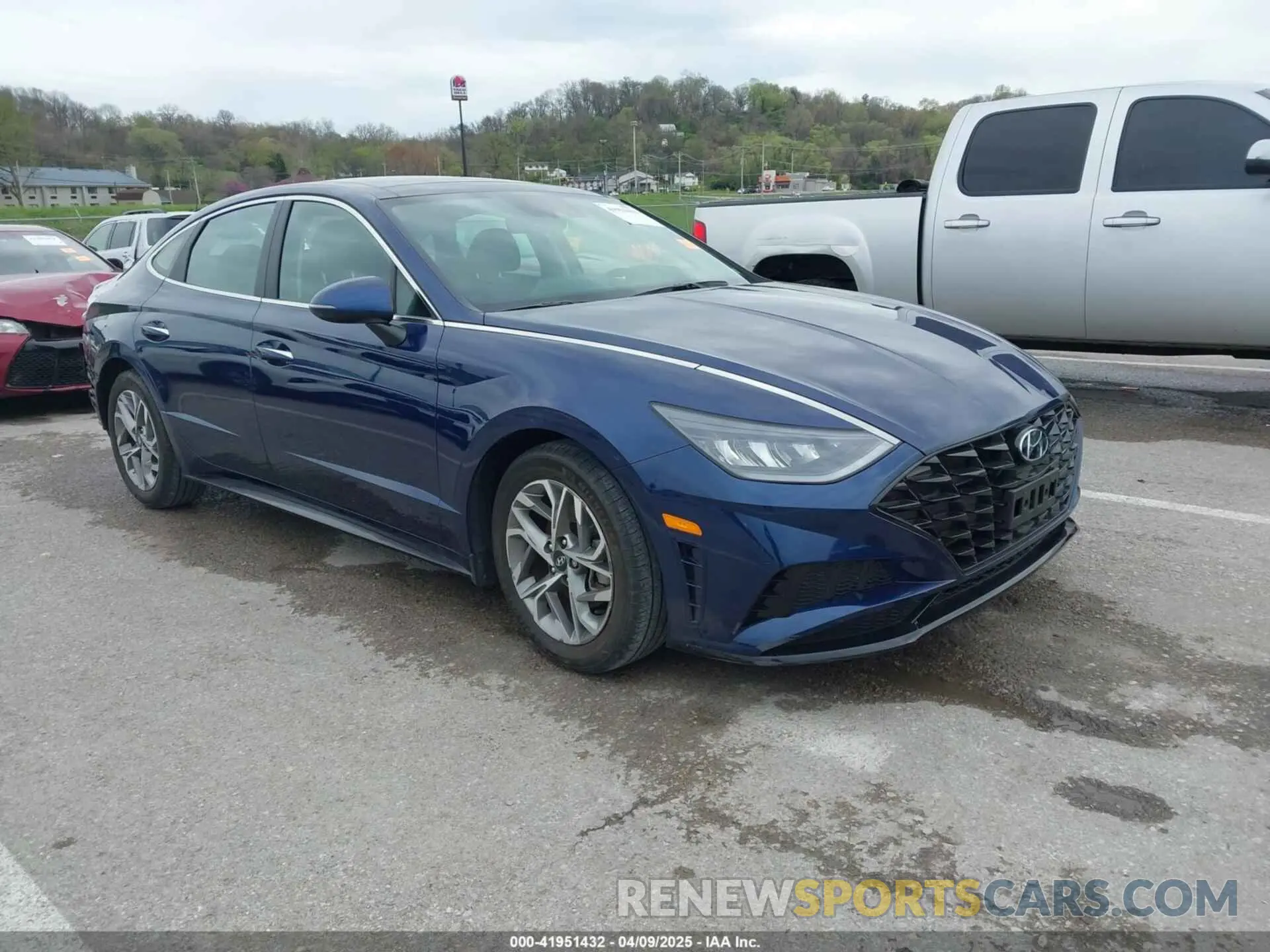 1 Фотография поврежденного автомобиля 5NPEF4JA8MH091613 HYUNDAI SONATA 2021