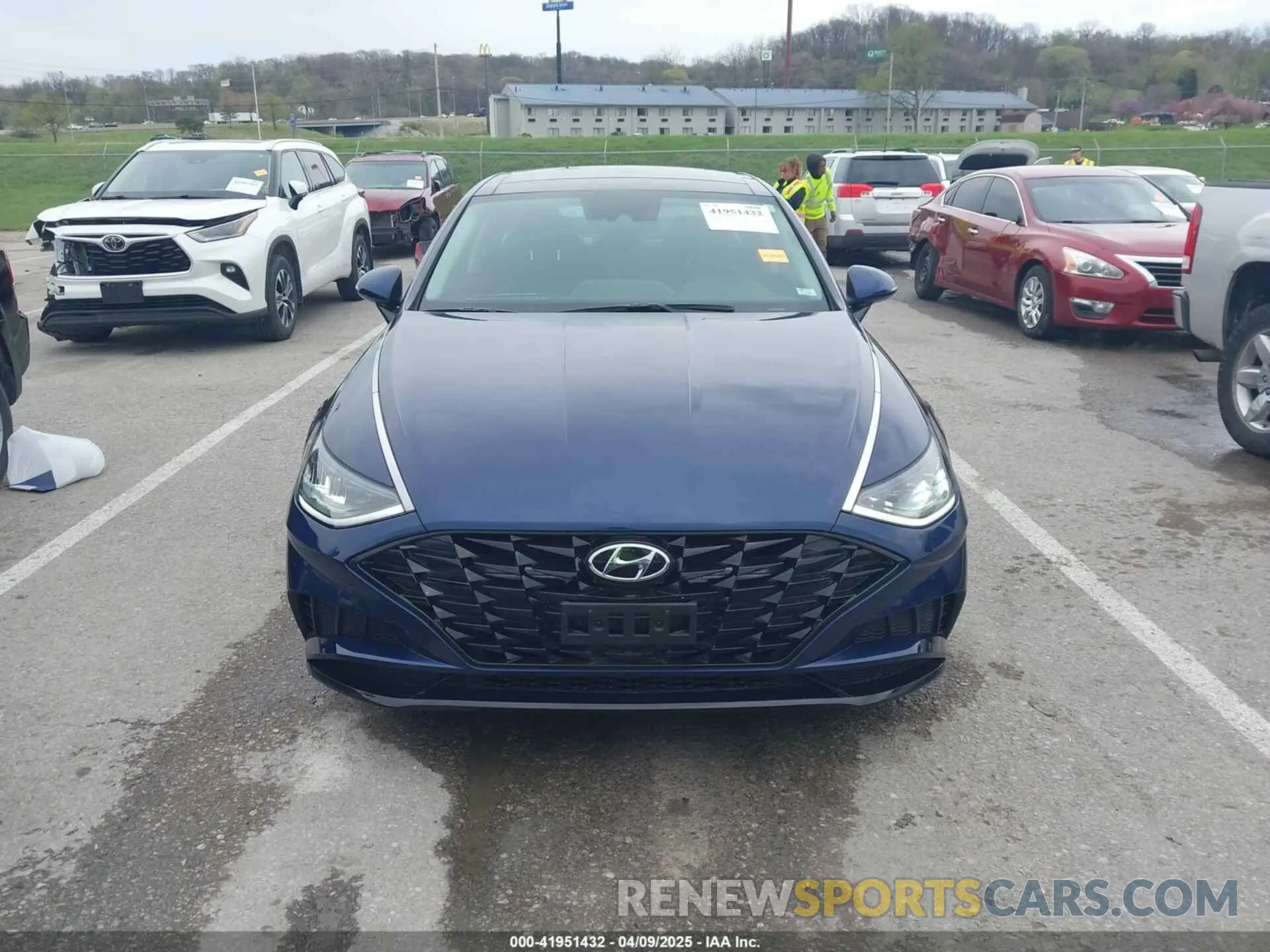 13 Фотография поврежденного автомобиля 5NPEF4JA8MH091613 HYUNDAI SONATA 2021