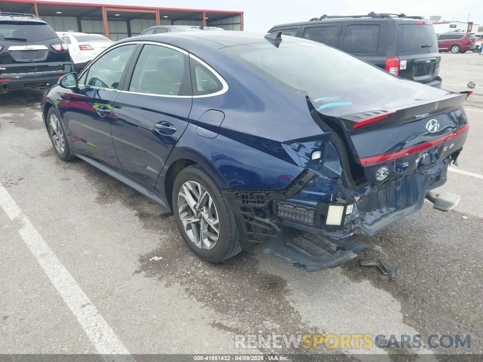 3 Фотография поврежденного автомобиля 5NPEF4JA8MH091613 HYUNDAI SONATA 2021