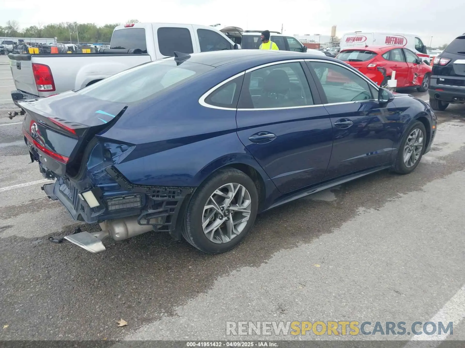 4 Фотография поврежденного автомобиля 5NPEF4JA8MH091613 HYUNDAI SONATA 2021