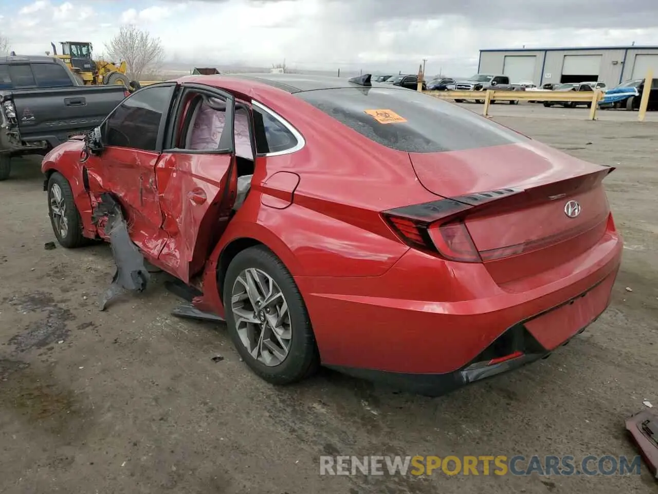 2 Photograph of a damaged car 5NPEF4JAXMH102370 HYUNDAI SONATA 2021
