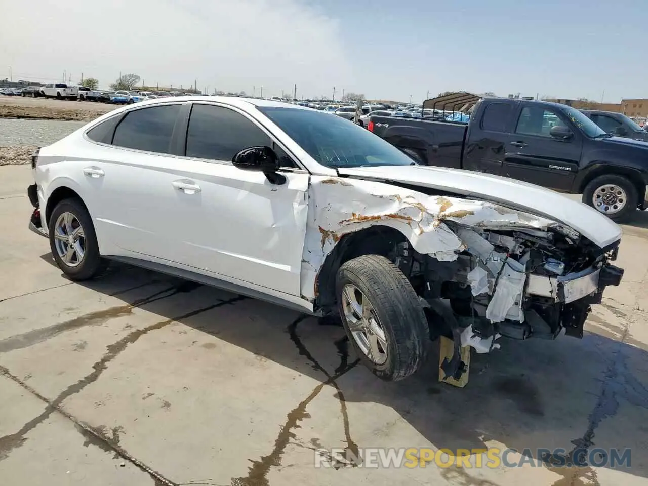 4 Фотография поврежденного автомобиля 5NPEG4JA1MH119412 HYUNDAI SONATA 2021