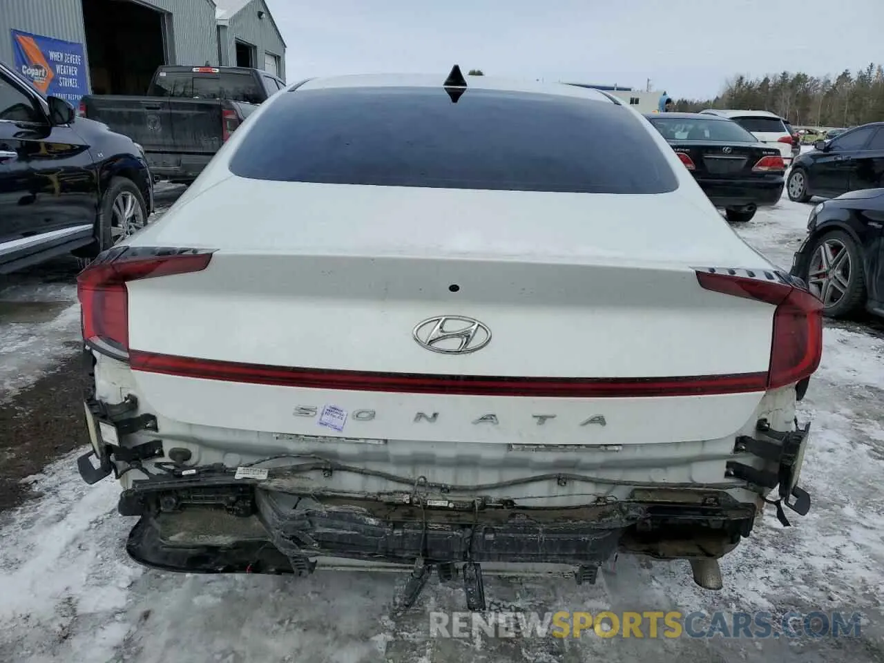6 Photograph of a damaged car 5NPEG4JA1MH119667 HYUNDAI SONATA 2021