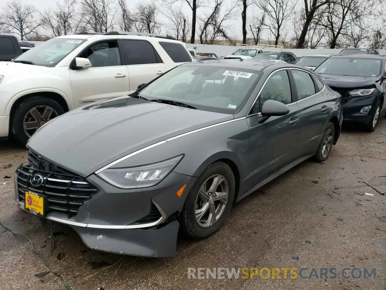1 Фотография поврежденного автомобиля 5NPEG4JA2MH074156 HYUNDAI SONATA 2021