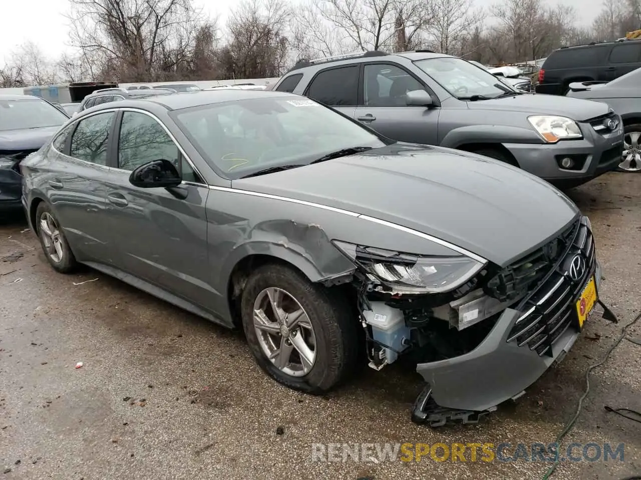 4 Фотография поврежденного автомобиля 5NPEG4JA2MH074156 HYUNDAI SONATA 2021