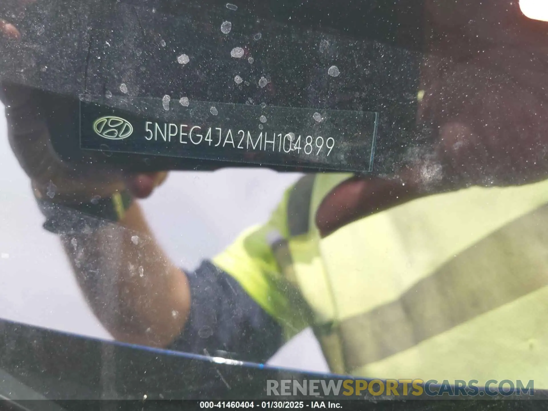 9 Photograph of a damaged car 5NPEG4JA2MH104899 HYUNDAI SONATA 2021