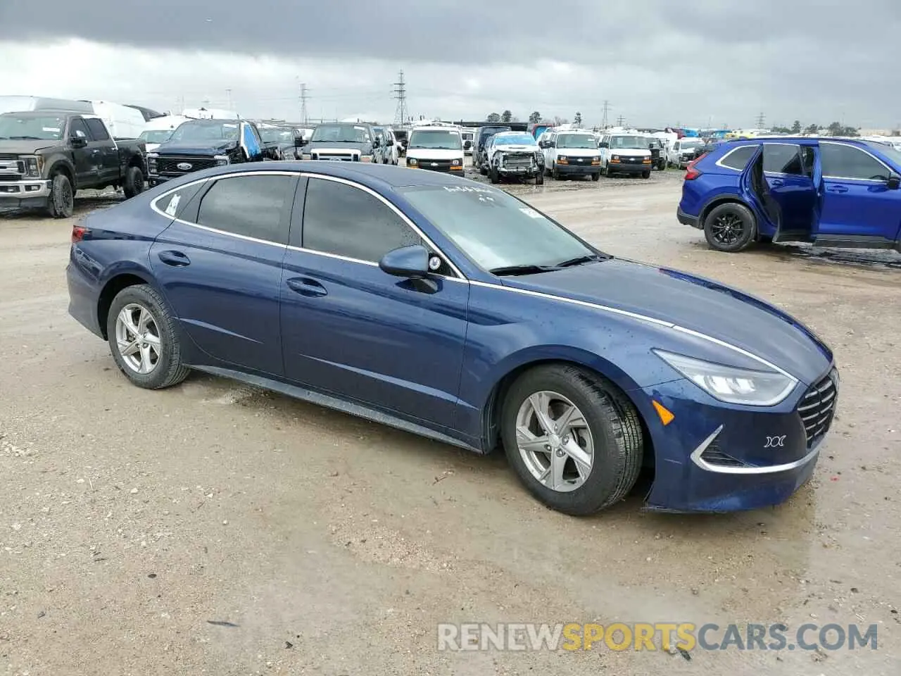 4 Фотография поврежденного автомобиля 5NPEG4JA3MH083657 HYUNDAI SONATA 2021