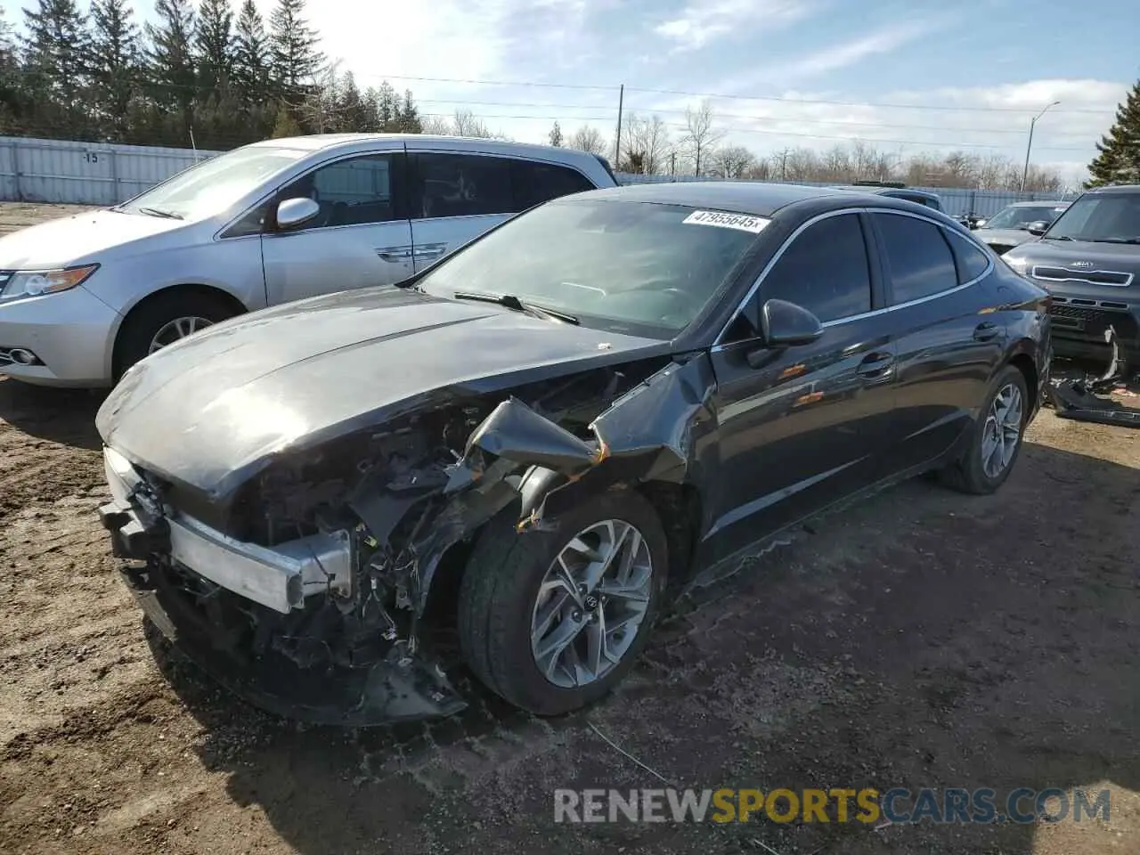 1 Фотография поврежденного автомобиля 5NPEG4JA3MH132422 HYUNDAI SONATA 2021